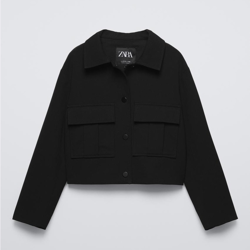 Zara cropped jacket xs, never worn